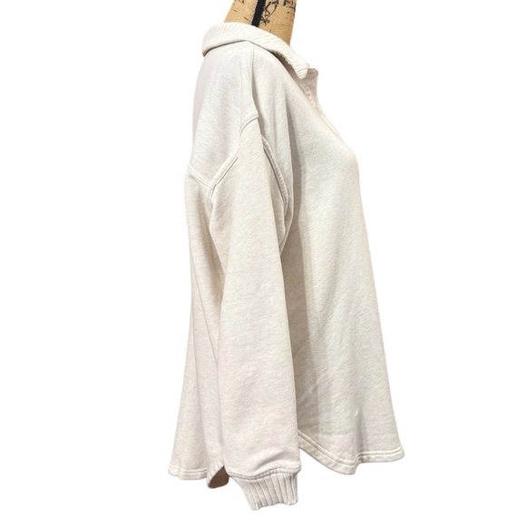 Aerie LumberJane Fleece Heather Frost Shirt Size Small - Picture 4 of 10